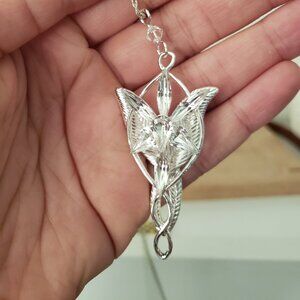 Evenstar Pendant of Arwen - Silver Neckalce - The Lord of the Rings